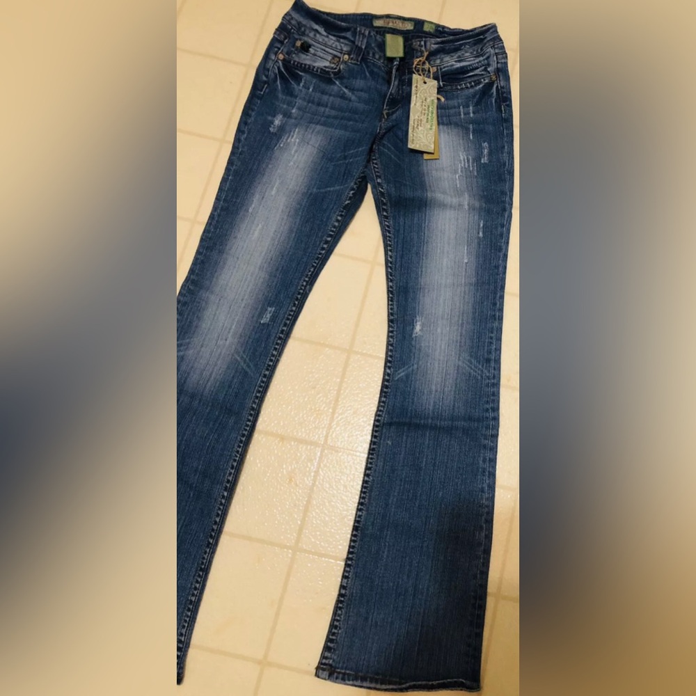 R.E.U.S.E Women’s Blue Jeans Size”29” Which Is Women’s Size 8 - Picture 3 of 9